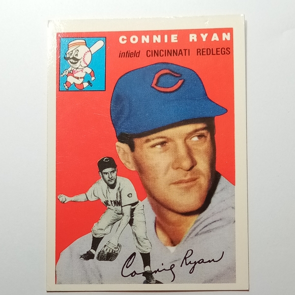 1994 Topps Baseball Archives 1954 Series Connie Ryan Collectors Trading Card - Picture 2 of 5